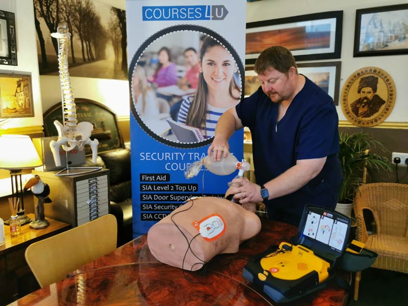 First Aid Trainer John Gilmour